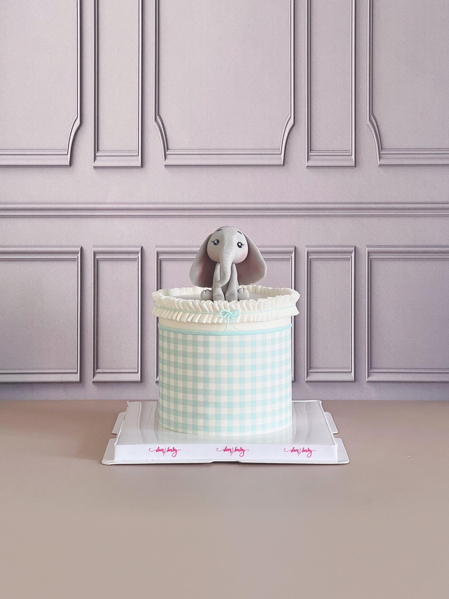 Animal Checkered Cake