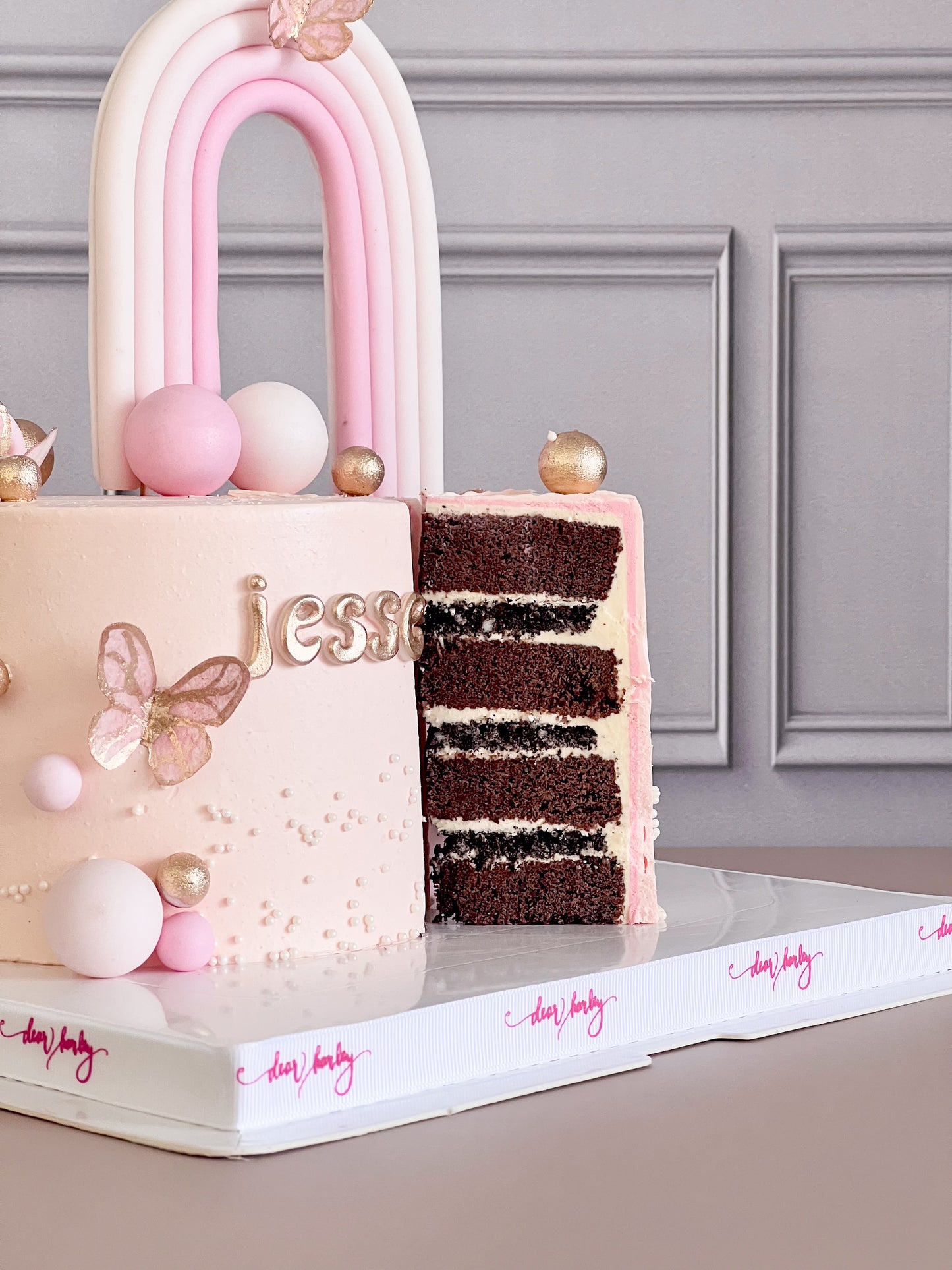 Animal Rainbow Cake
