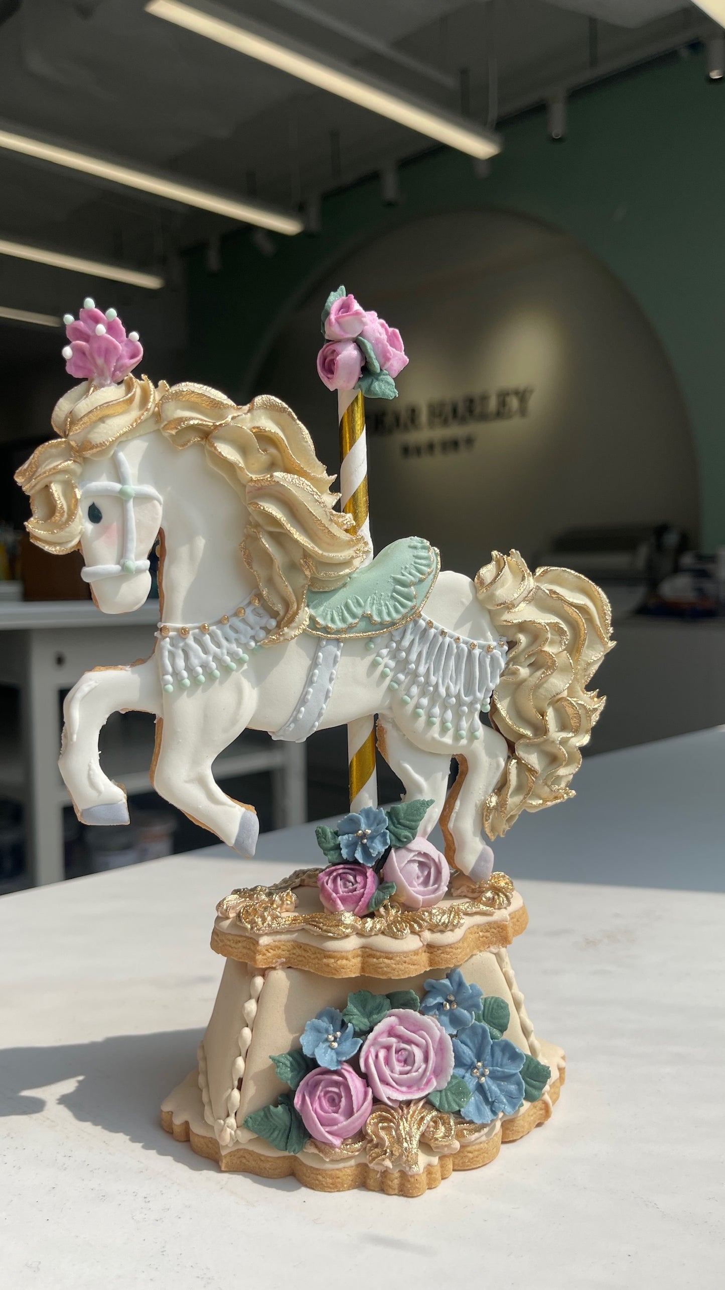 典雅復古旋轉木馬糖霜曲奇課程 Vintage Carousel Royal Icing Cookie Class